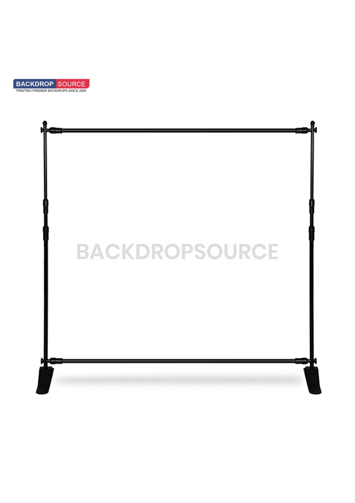 Fabric Media Wall Backdrop with Adjustable Stand