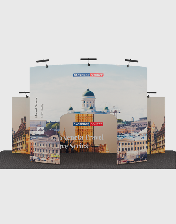 Portable Exhibit Display  3m x 6m - Model 6