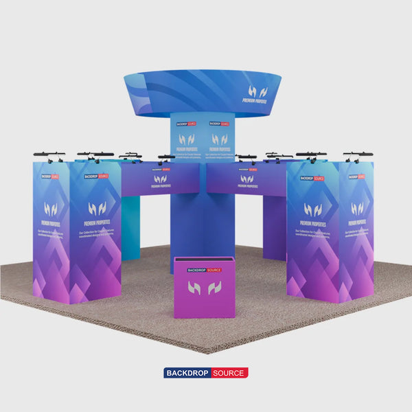 Modular Booth Kits 9m x 9m - Model 1