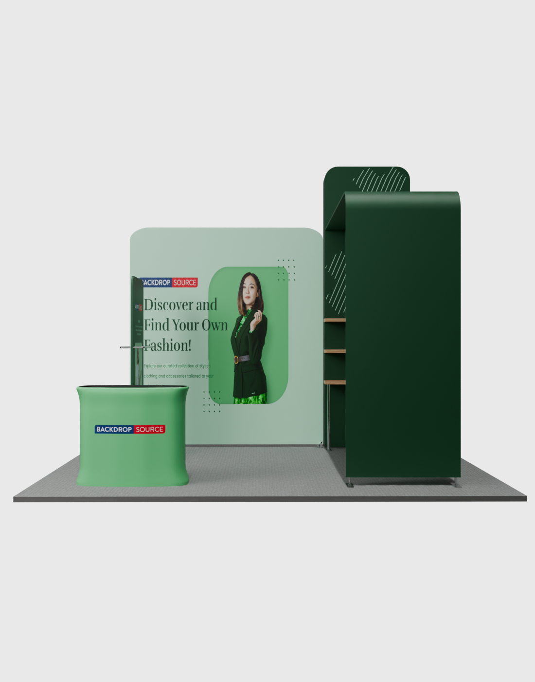 Portable Exhibit Display 3m x 3m - Model 18