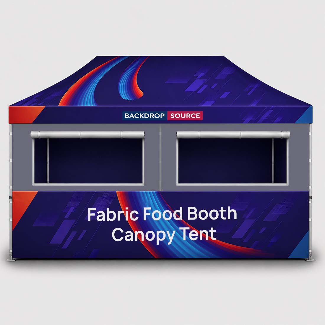6m x 3m Fabric Food Booth Canopy Tent