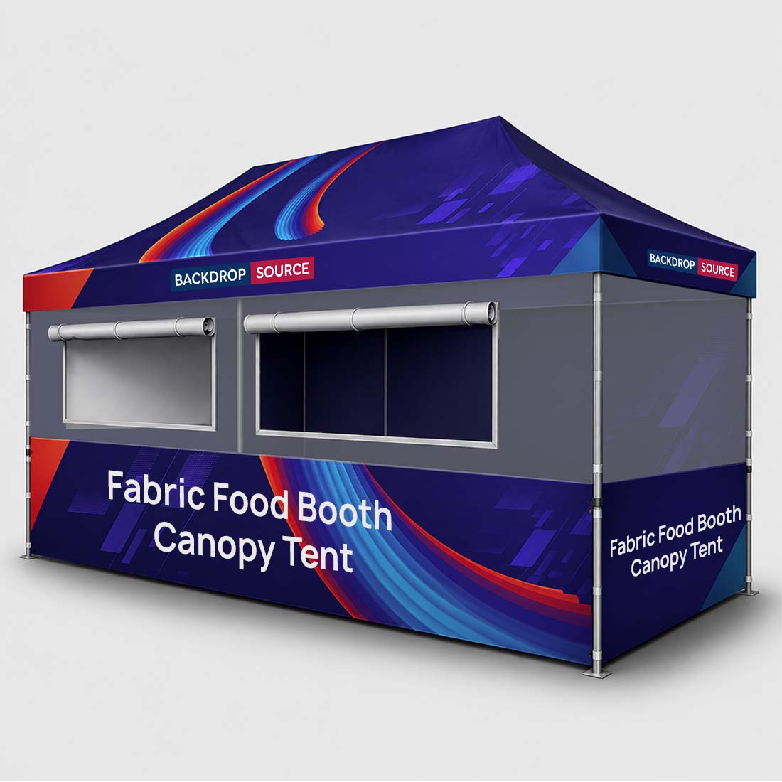 6m x 3m Fabric Food Booth Canopy Tent