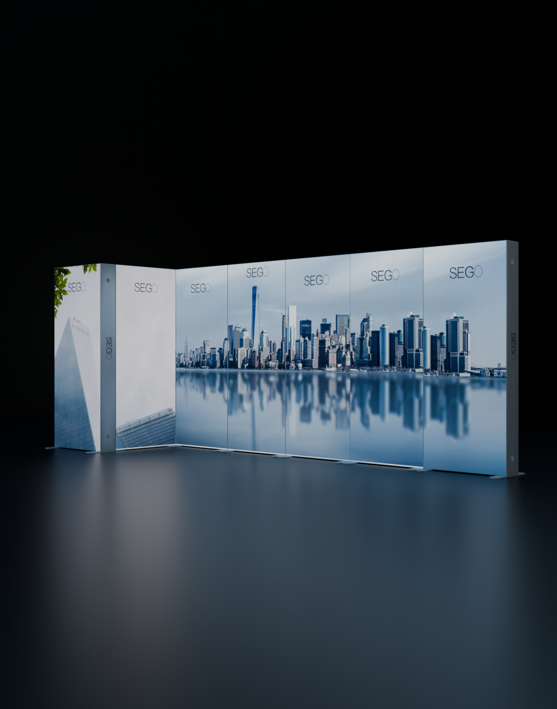 SEGO Backlit Lightbox 6m x 3m - Model 2