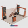 6x3m Round Top with Inclined Straight Exhibition Kit