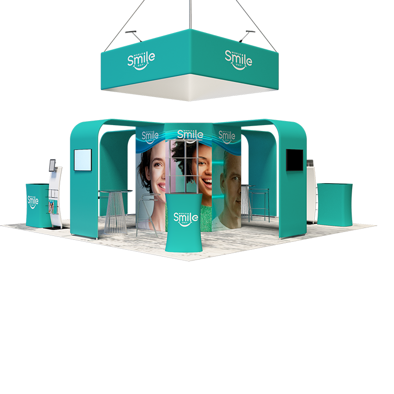 Modular Booth Kits 6m x 6m - Model 02 – Backdropsource UK