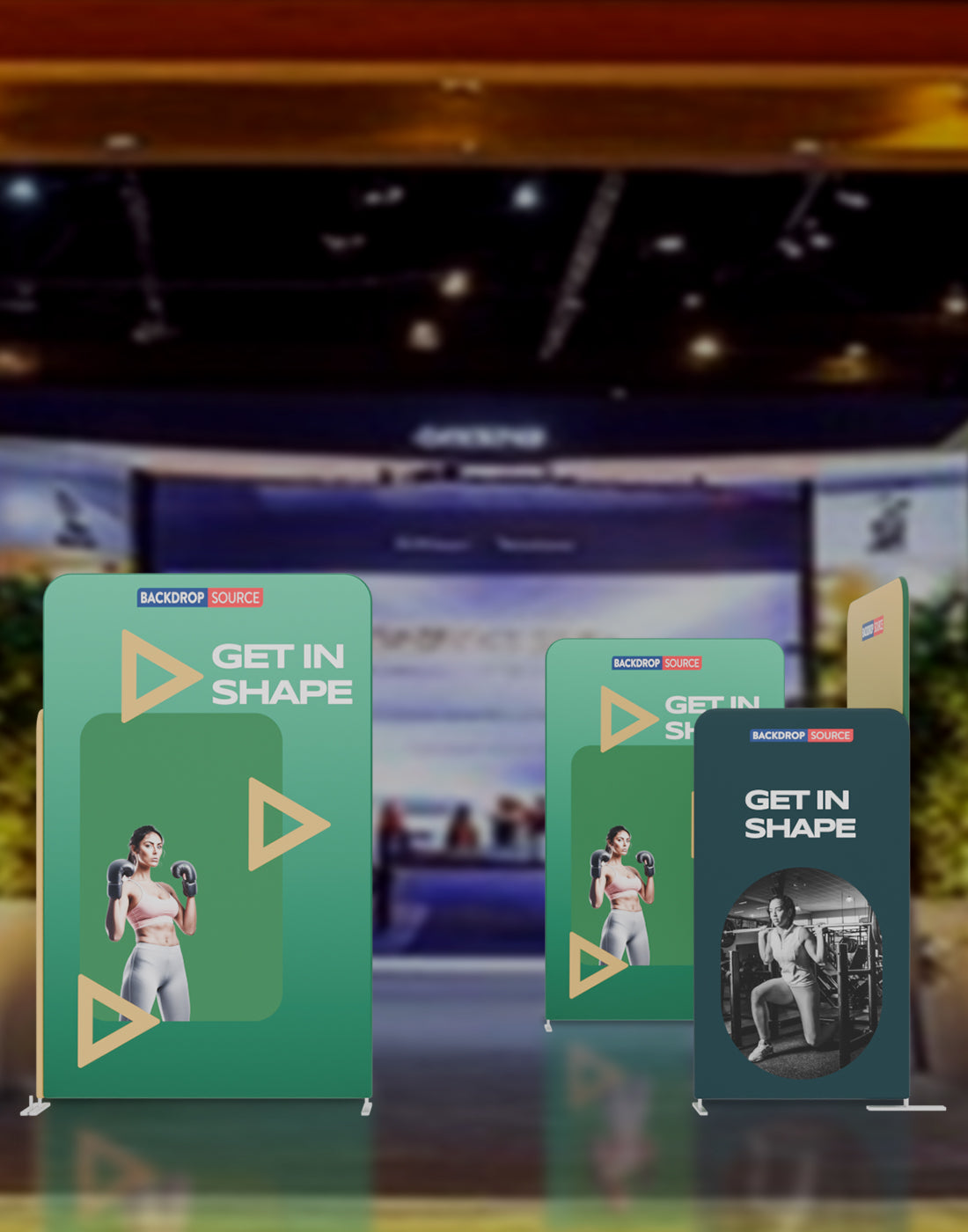 Magnetic Fabric Booth Display - Model 4 (6m x 6m)