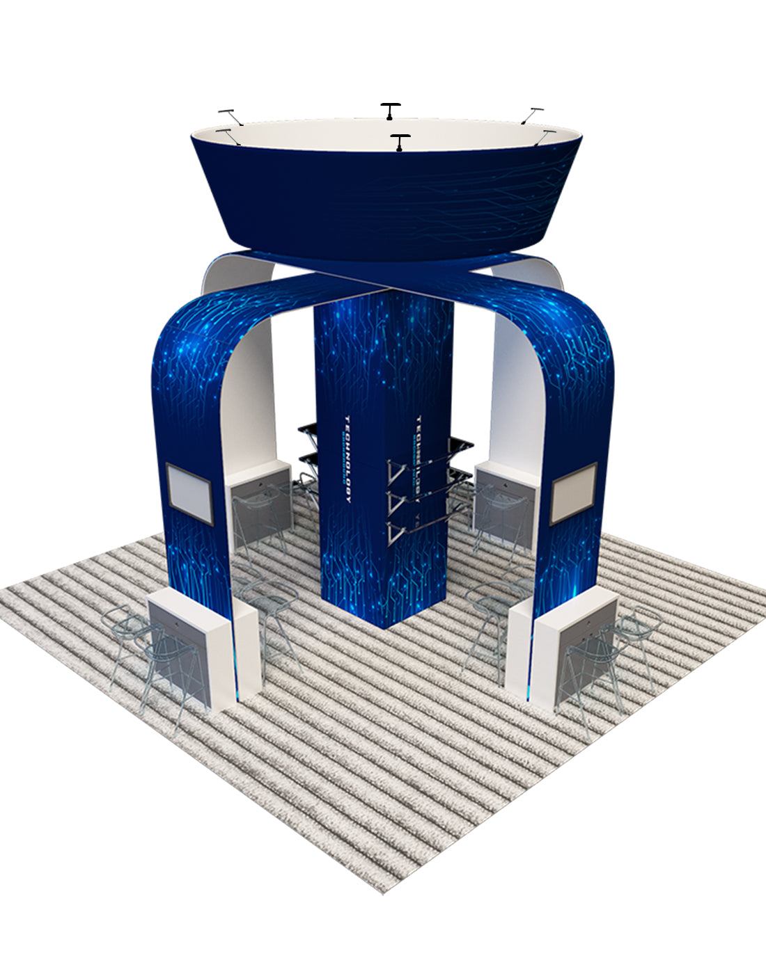Modular Booth Kits 6m - Model 03 | Backdropsource
