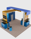 Modular Booth Kits 6m x 6m - Model 12