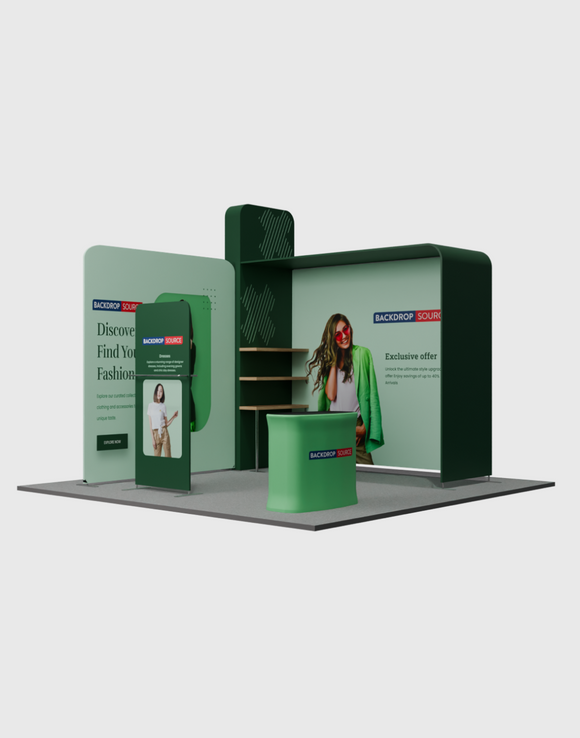 Portable Exhibit Display 3m x 3m - Model 18