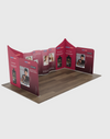Magnetic Fabric Booth Display - Model 2 (6m x 6m)