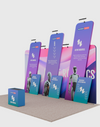 Portable Exhibit Display 3m x 6m - Model 1