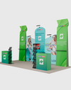 Portable Exhibit Display 3m x 6m - Model 4