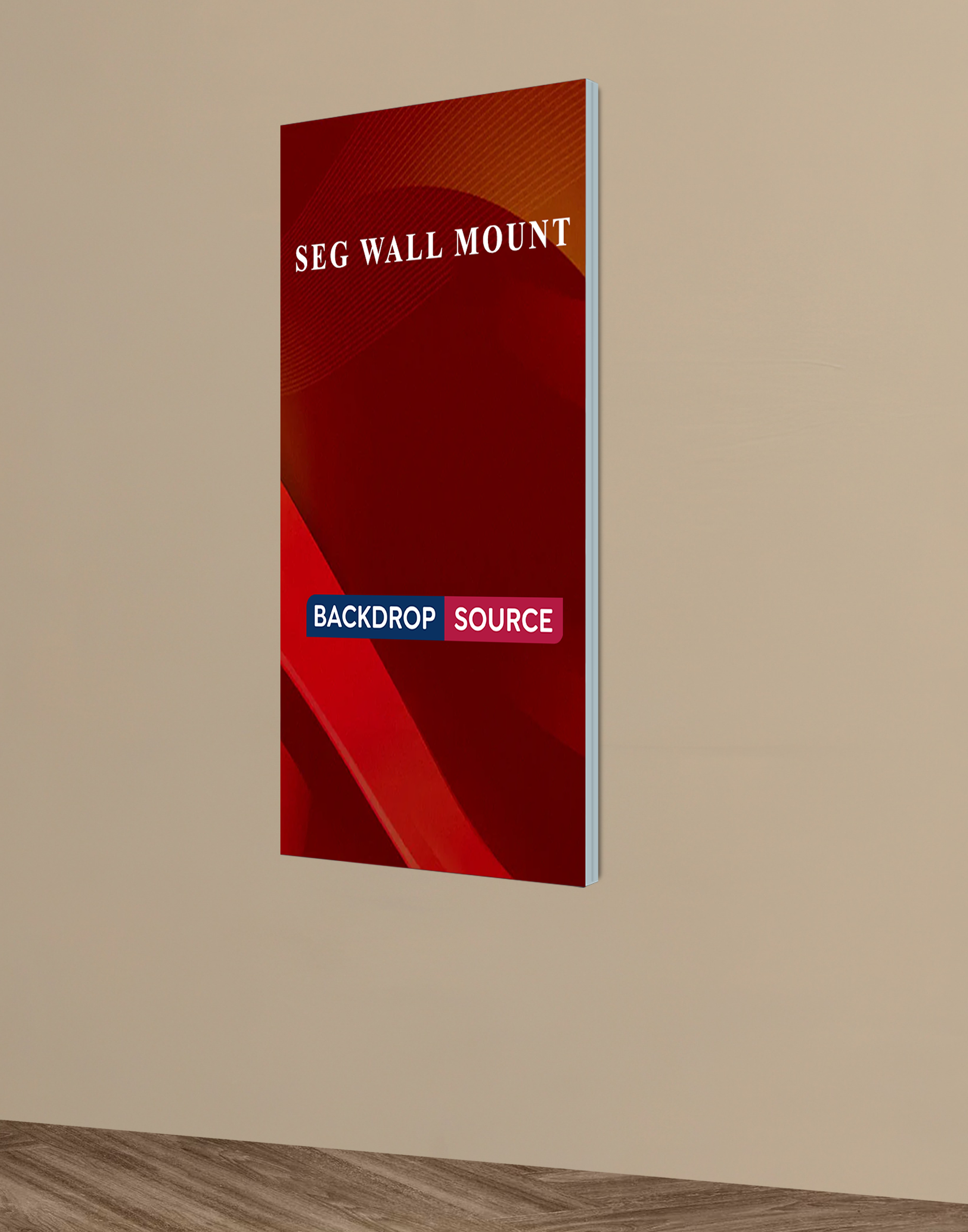 Wall-Mounted SEG Fabric Display – 40mm Depth