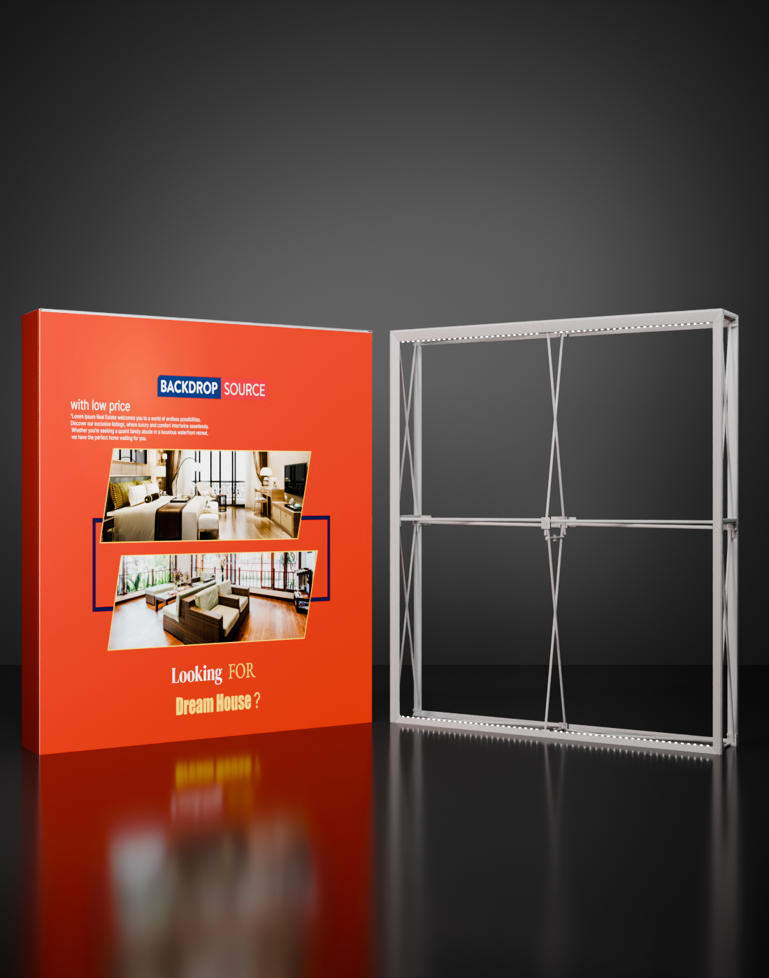 Backlit SEG Pop-Up Straight Display