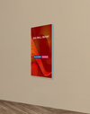 Wall-Mounted SEG Fabric display - 40mm Depth