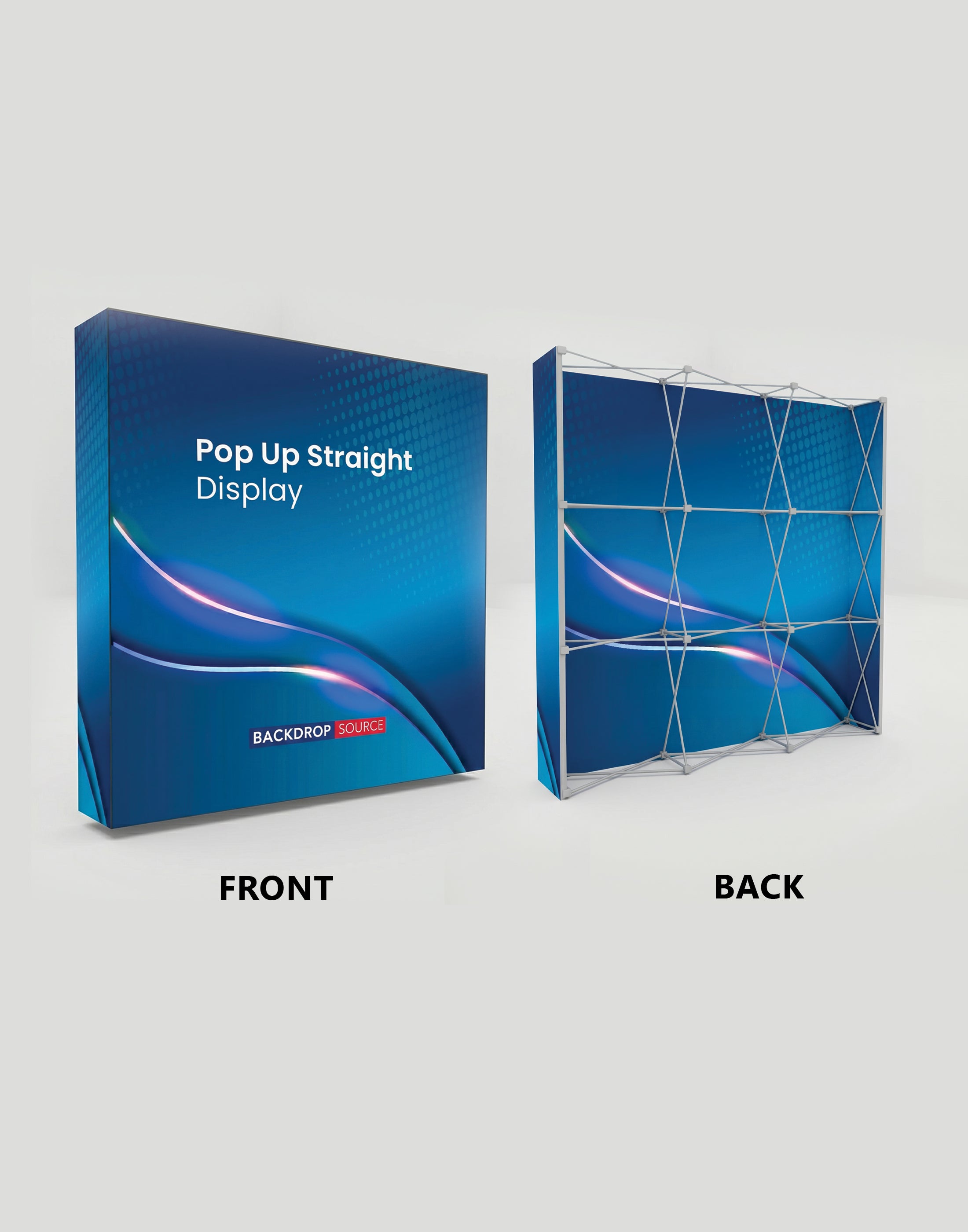 Fabric Pop Up Straight Display for all Exhibitions