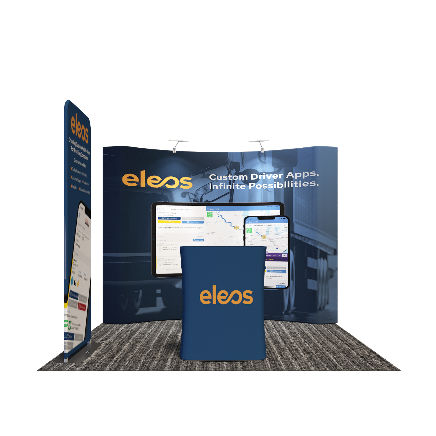 Portable Exhibit Display 3m x 3m - Model 25