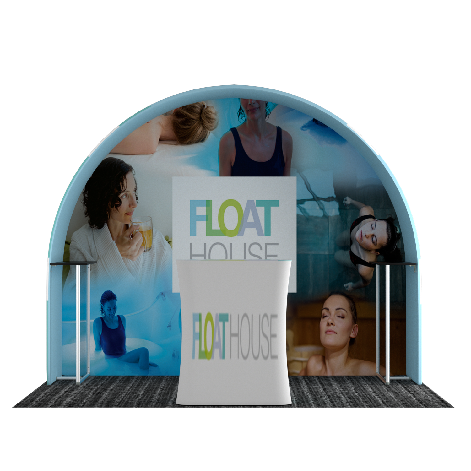 Portable Exhibit Display 3m x 3m - Model 27