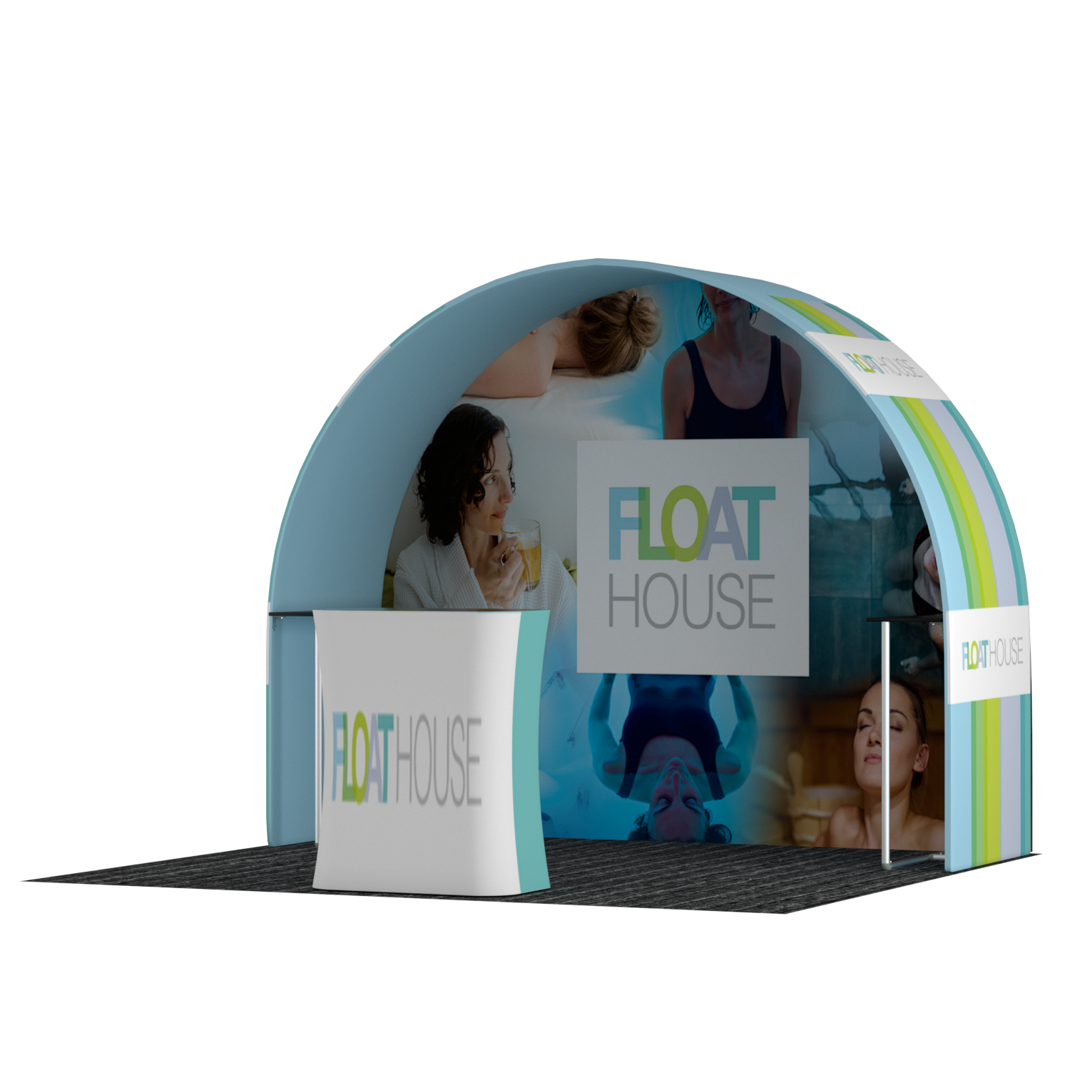 Portable Exhibit Display 3m x 3m - Model 27