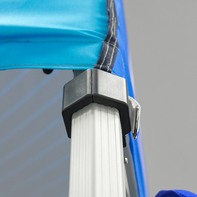 3m x 3m Fabric Canopy Kit with Shelving & TV Mounts