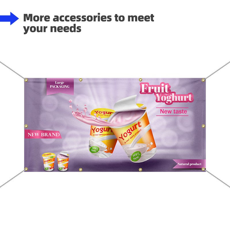 Custom Fabric Banner – No Reinforced Edge