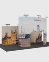 Portable Exhibit Display  3m x 6m - Model 6
