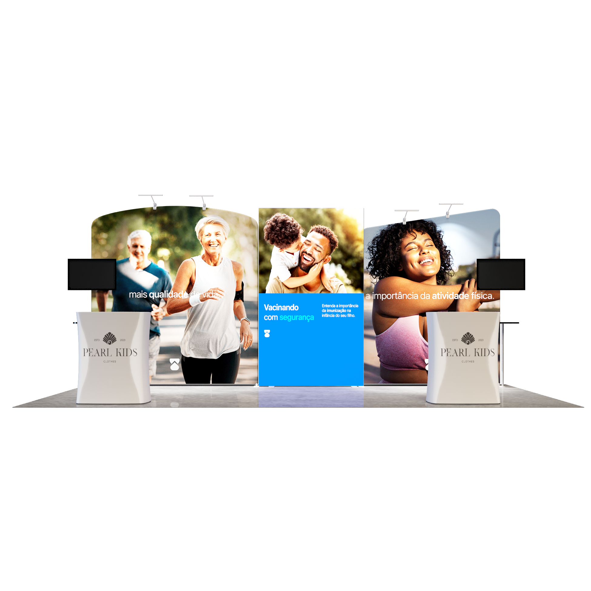 3m x 6m Modular Exhibition Display Kit – Model 3