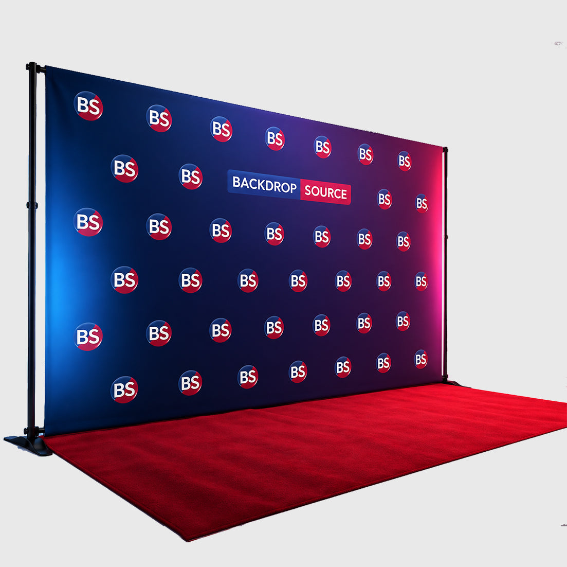 Step and Repeat Backdrop with Stand – Event Media Wall