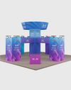 Modular Booth Kits 6m x 6m - Model 9