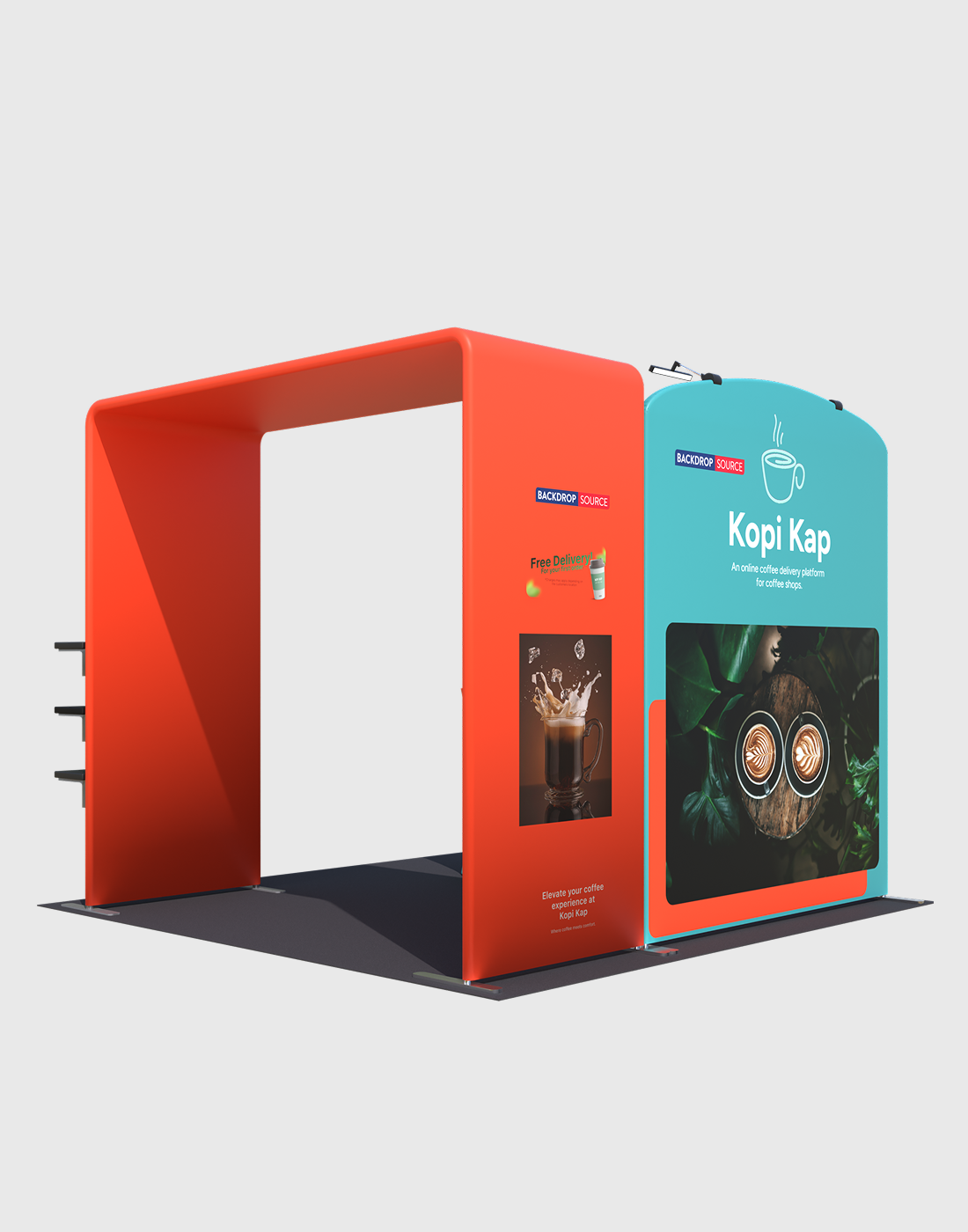 Portable Exhibit Display 3m x 3m - Model 37