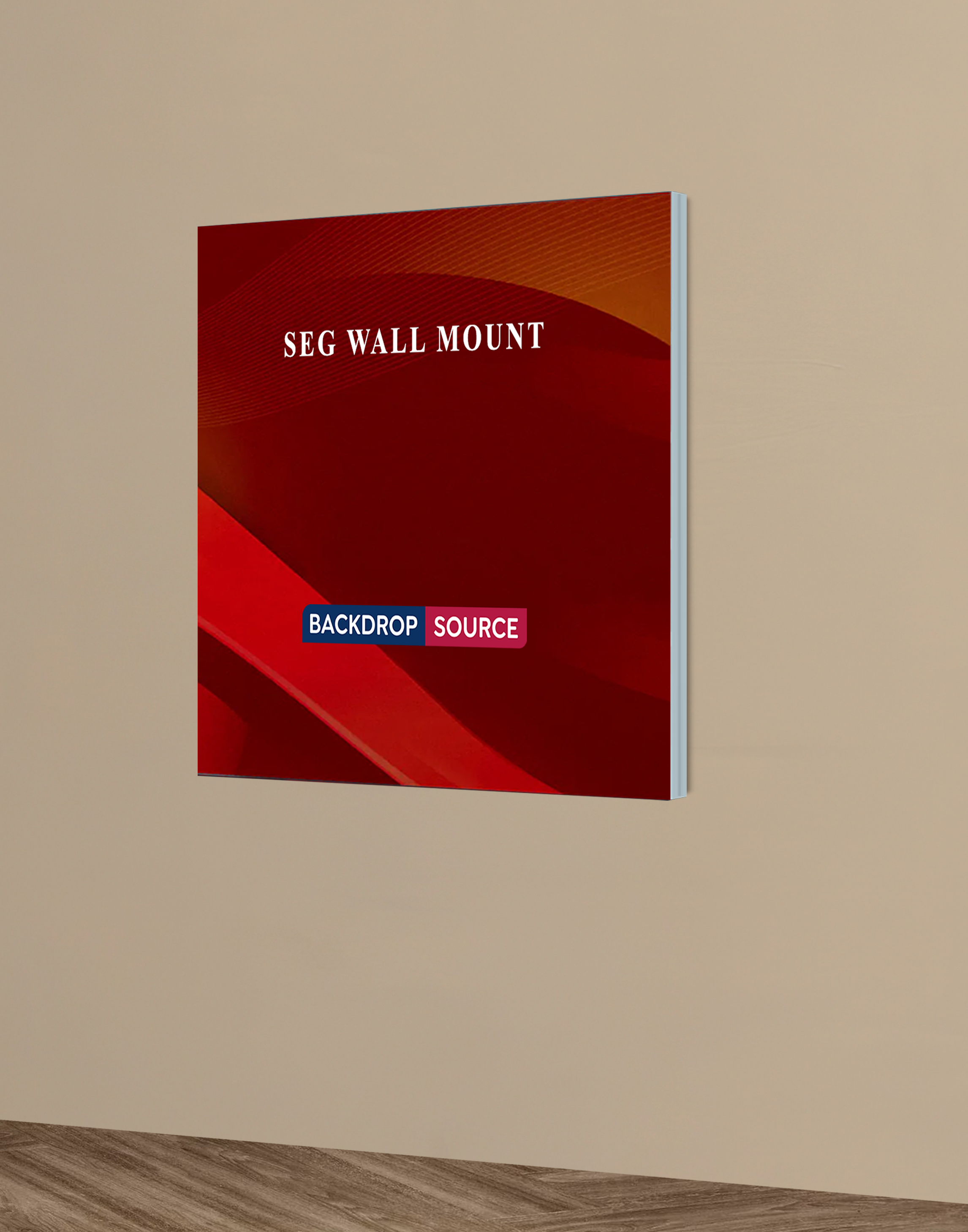 Wall-Mounted SEG Fabric Display – 40mm Depth