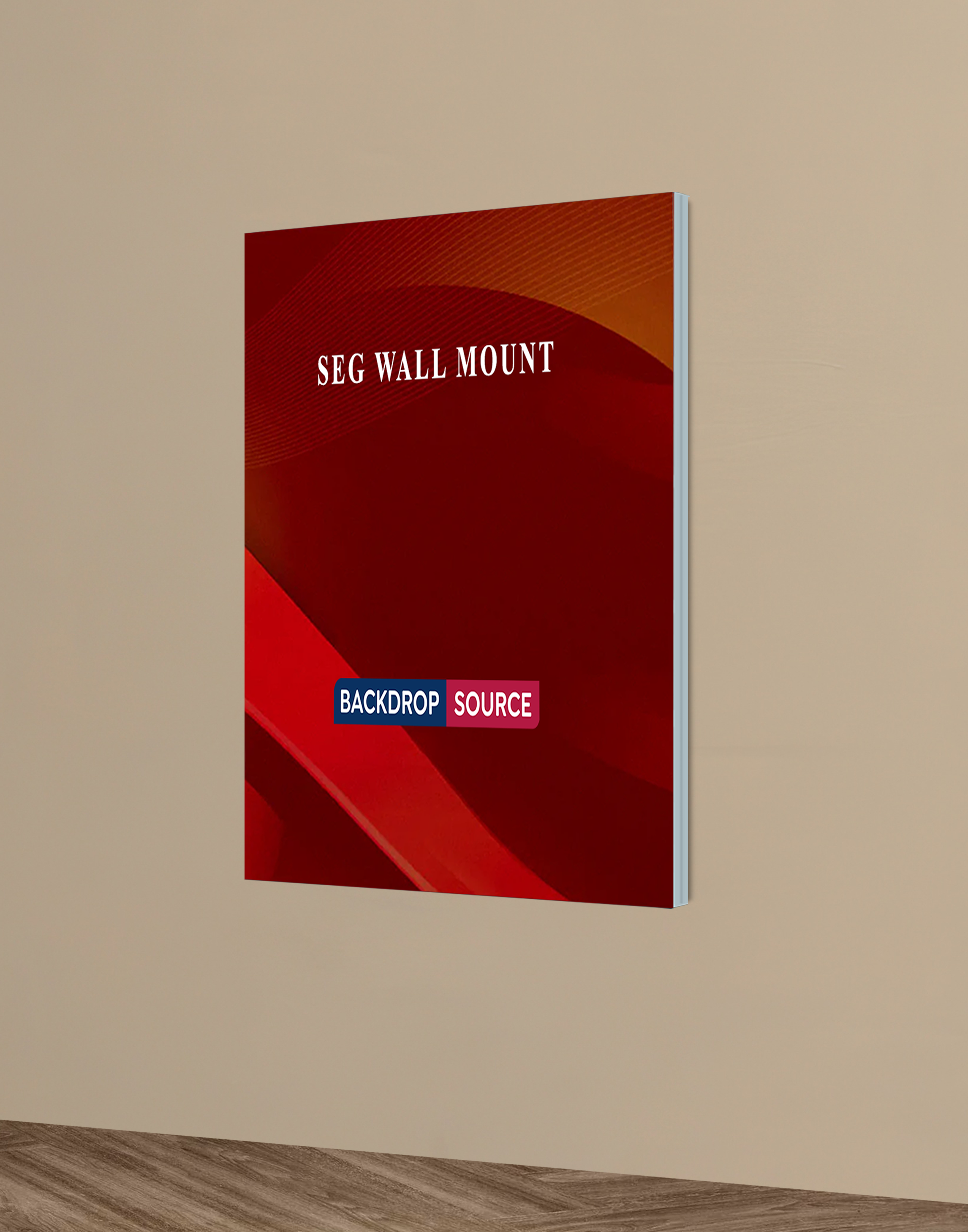 Wall-Mounted SEG Fabric Display – 40mm Depth