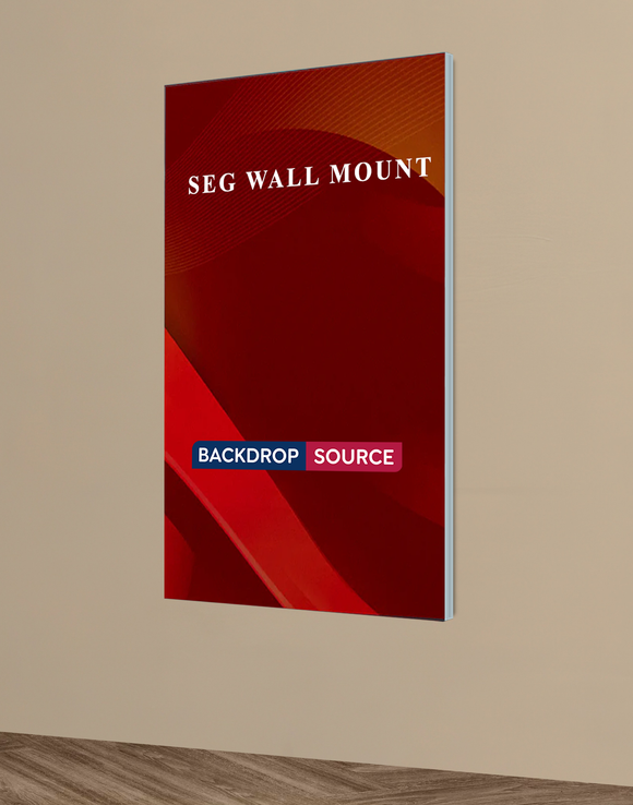 Wall-Mounted SEG Fabric Display – 40mm Depth