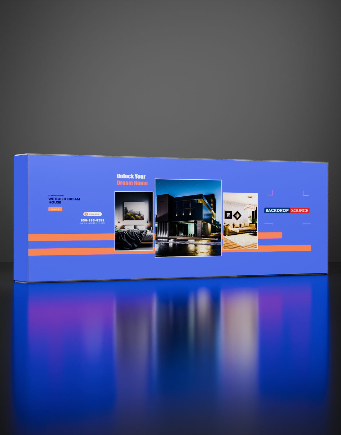 Backlit SEG Pop-Up Straight Display
