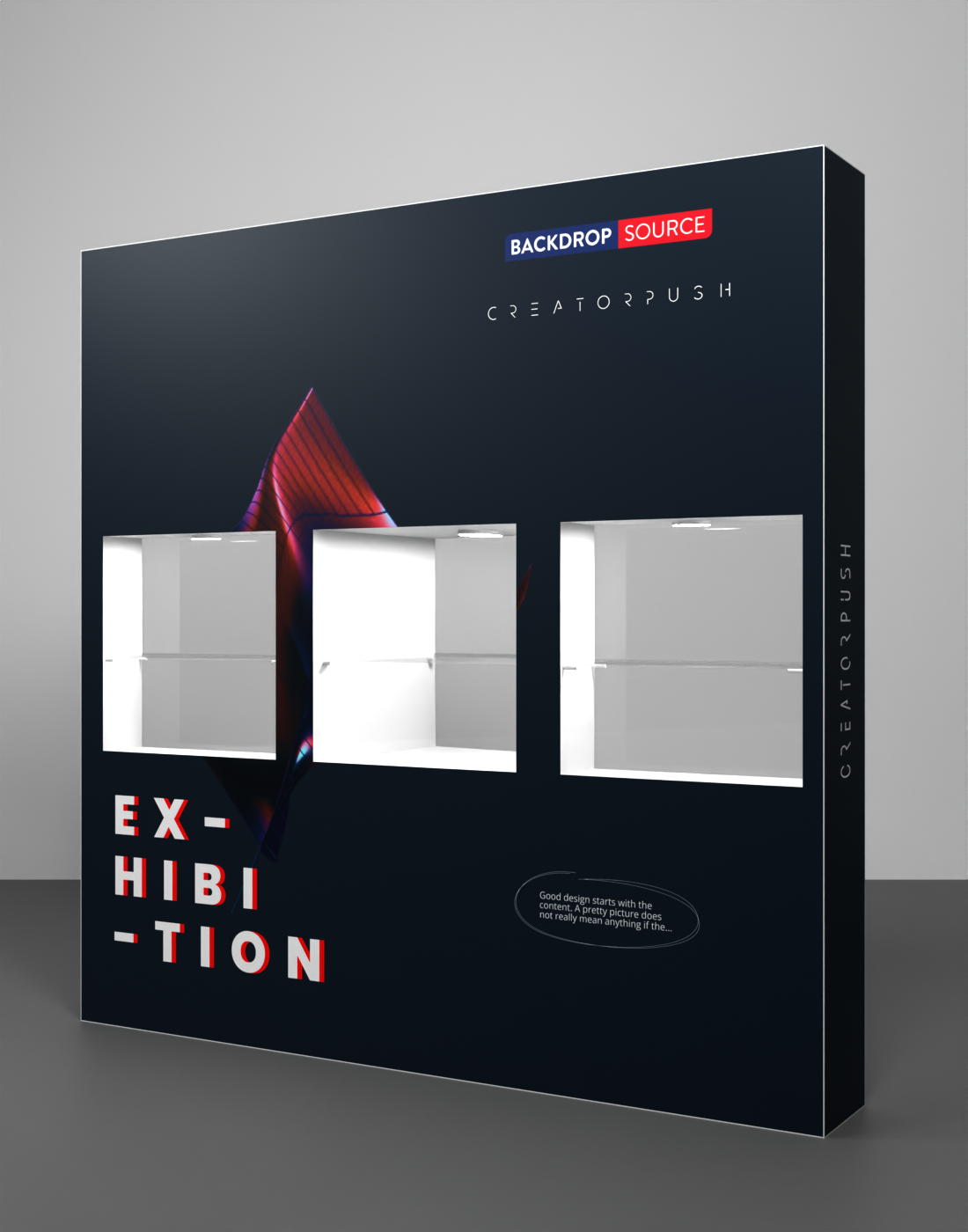 SEG Popup - Internal Showcase with Recessed LED Ring