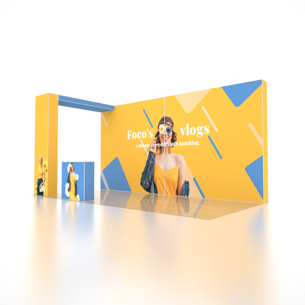 SEG Pro Popup Booth – Model 6 (6m x 3m)