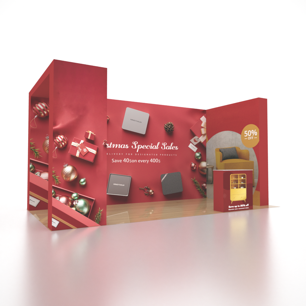 3m x 6m Portable Exhibit Display – Model 19 | Trade Show UK ...