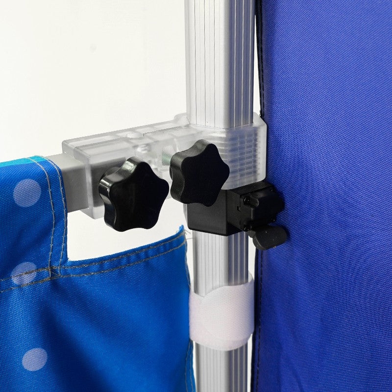 3m x 3m Fabric Canopy Kit with Shelving & TV Mounts