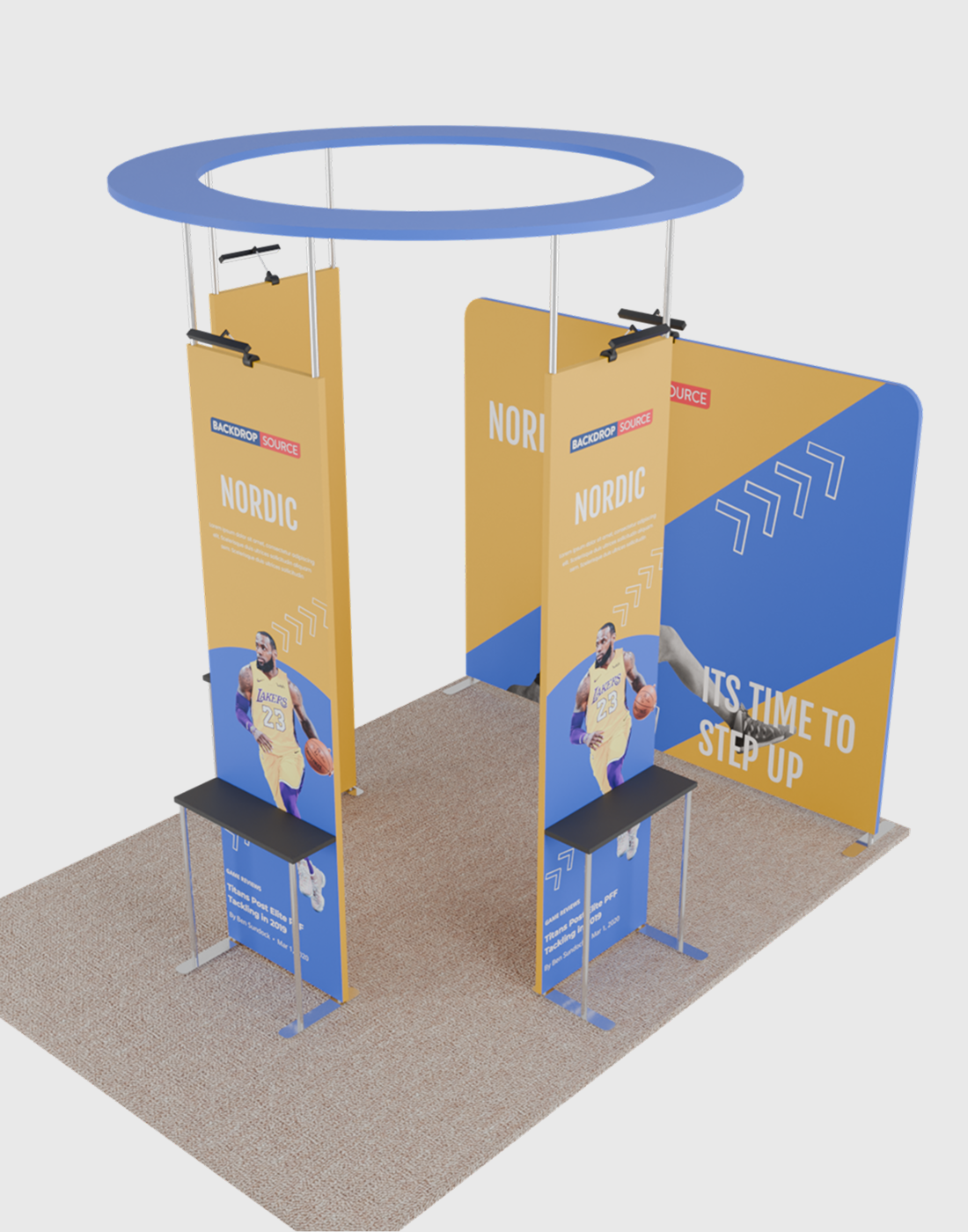 Modular Booth Kits 6m x 6m - Model 10
