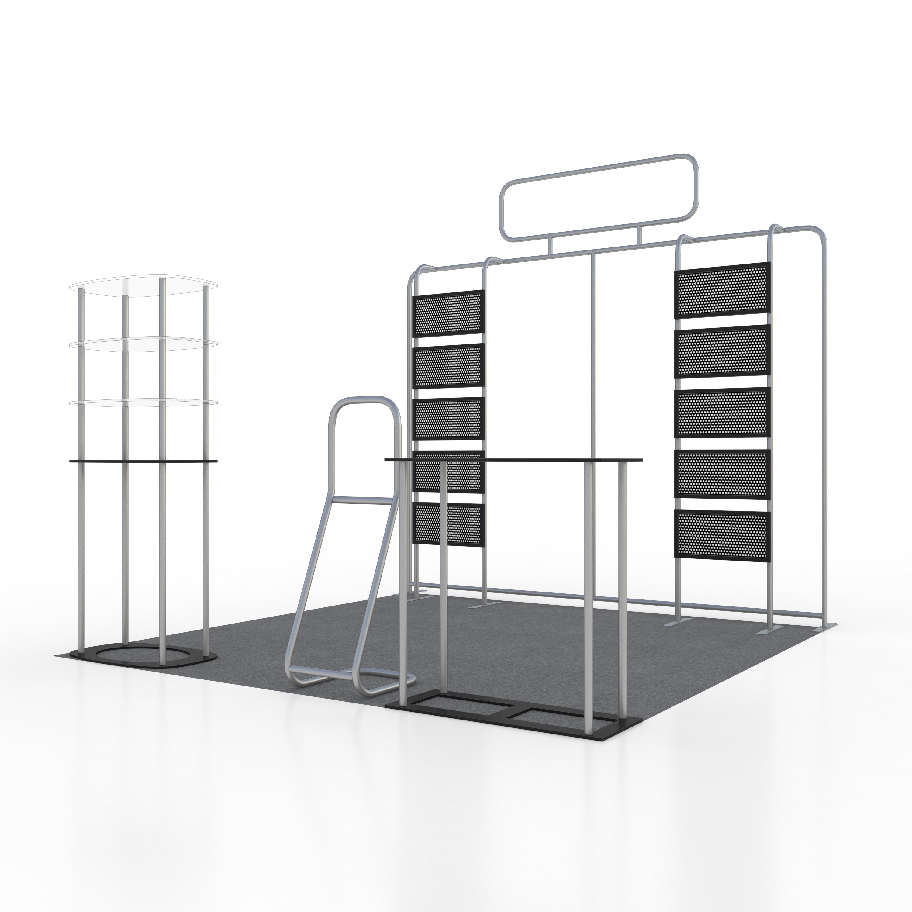Portable Exhibit Display 3m x 3m - Model 19