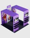 Portable Exhibit Display 3m x 3m - Model 35