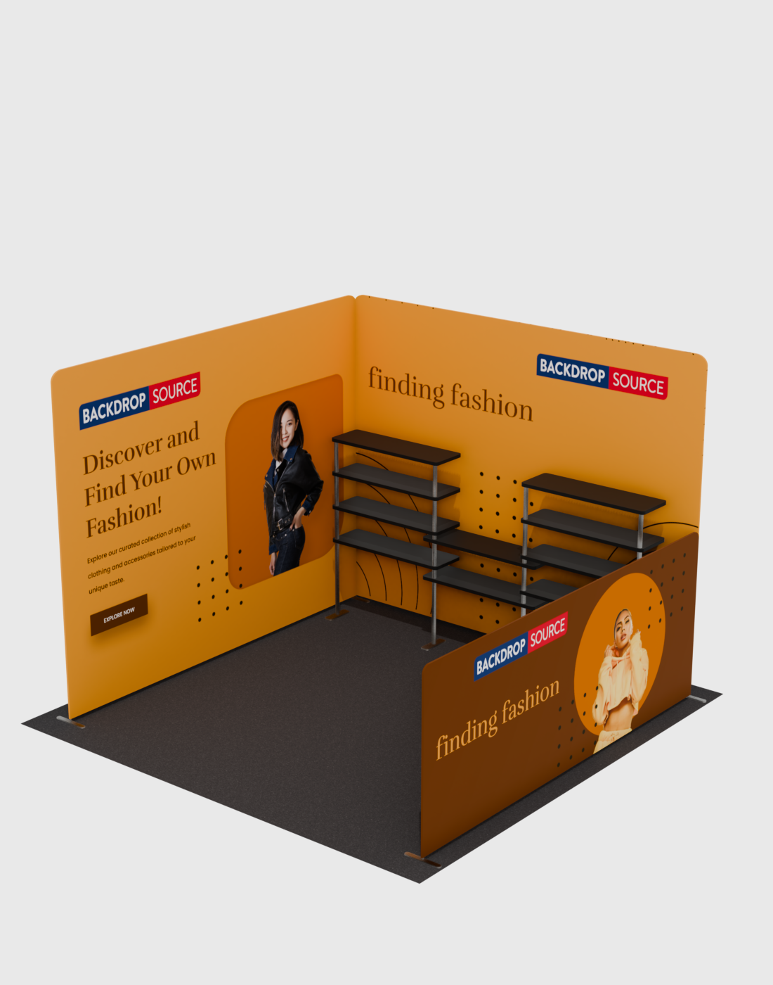 Portable Exhibit Display 3m x 3m - Model 20