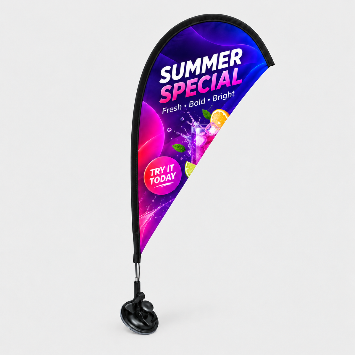Custom Suction Cup Flags