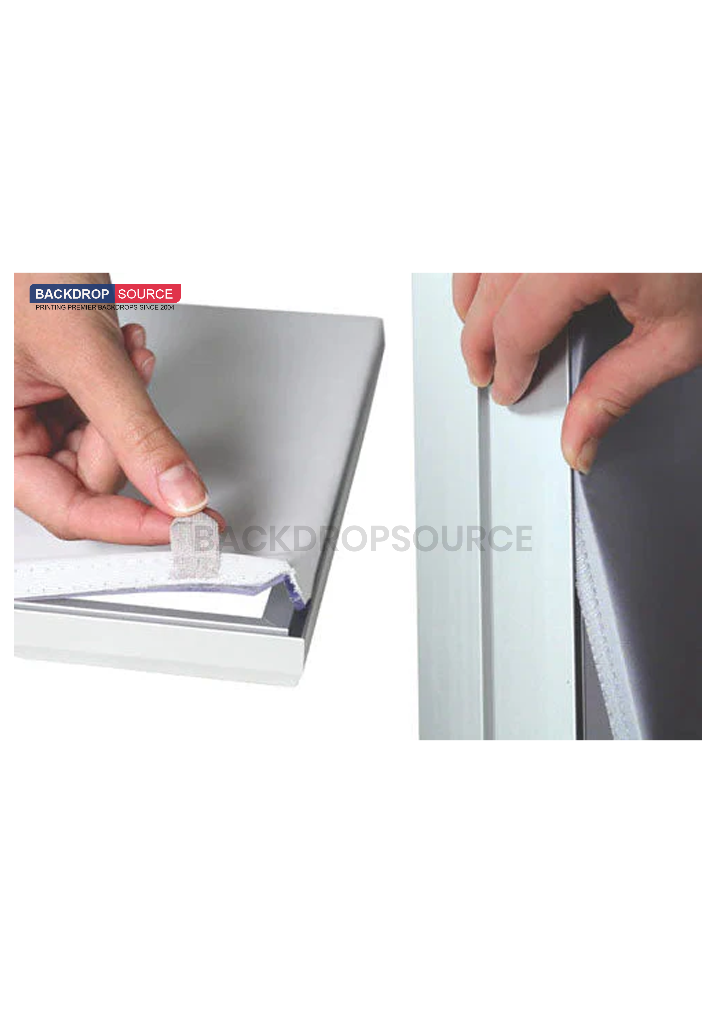 SEG Frameless Fabric LED Light Box Display - 1.2m W x 2m H