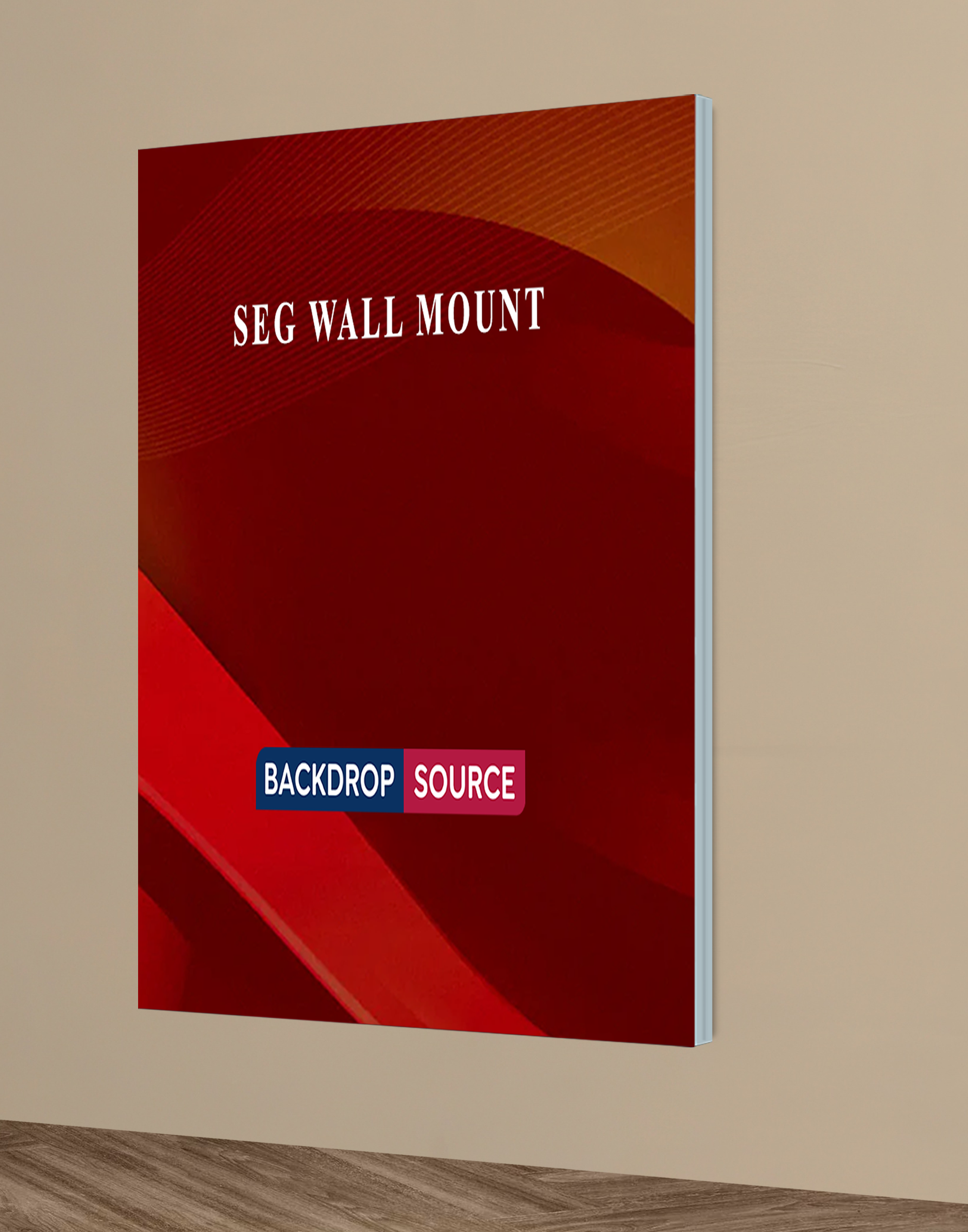 Wall-Mounted SEG Fabric Display – 40mm Depth