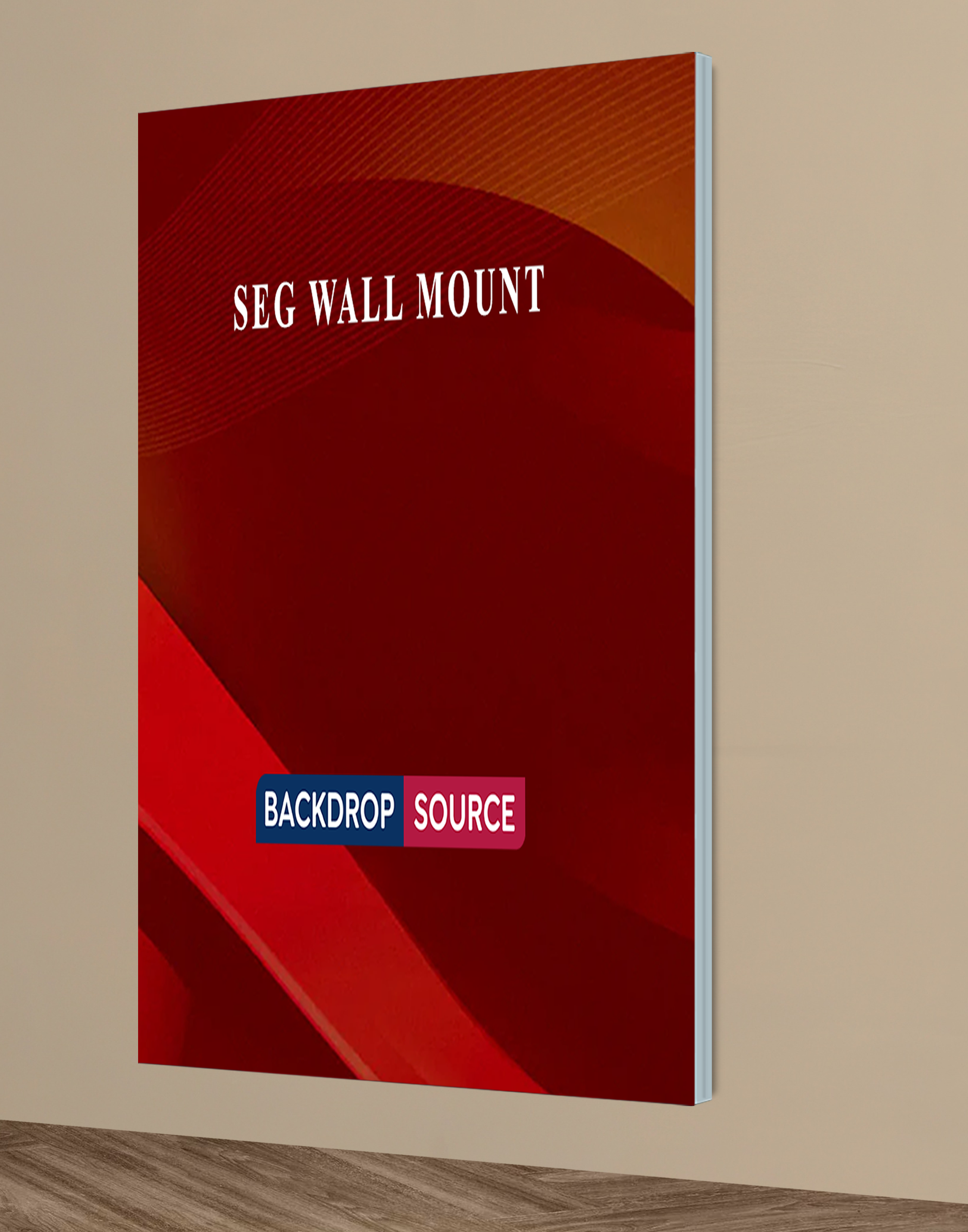 Wall-Mounted SEG Fabric Display – 40mm Depth