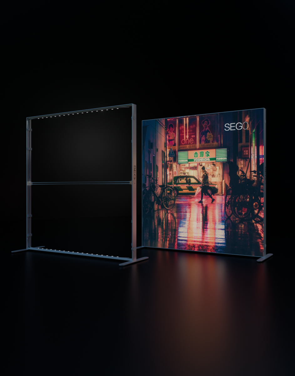 SEGO Backlit Lightbox - 2m W x 2.3m H Custom LED Display UK ...