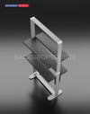 LED light box with Shelves