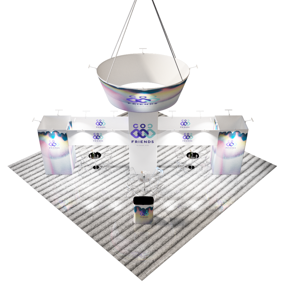 Modular Booth Kits 6m x 6m - Model 8
