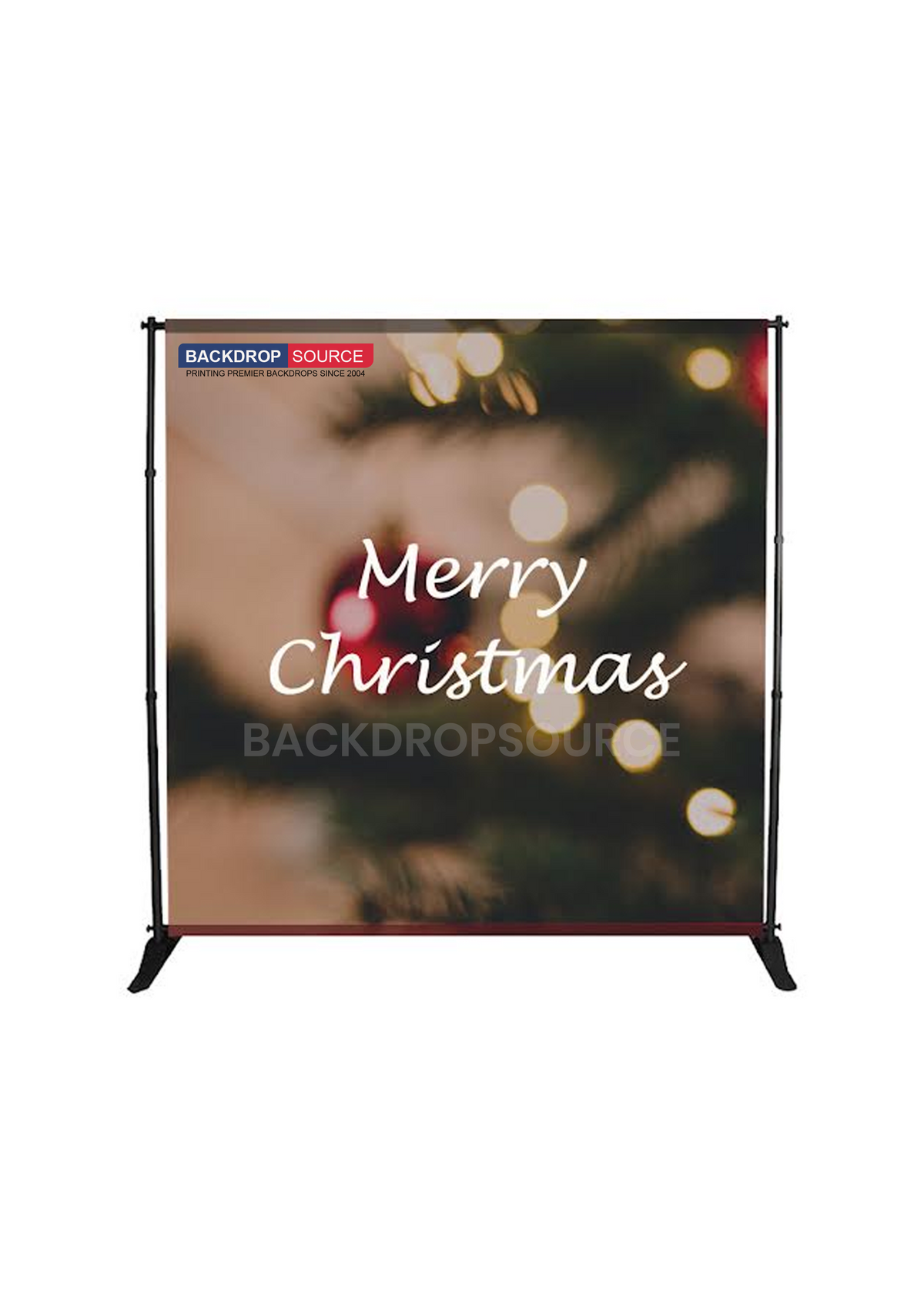 Fabric Media Wall Backdrop with Adjustable Stand